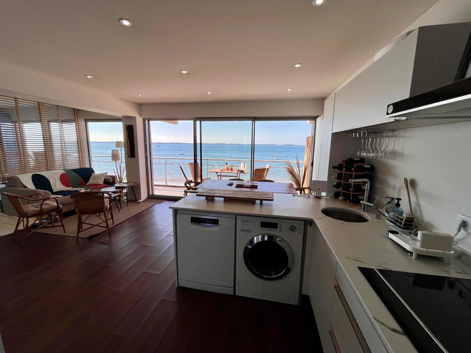 Premiere Ligne Acces Prive Et Direct A La Plage Vue Mer Arcachon Exterior foto